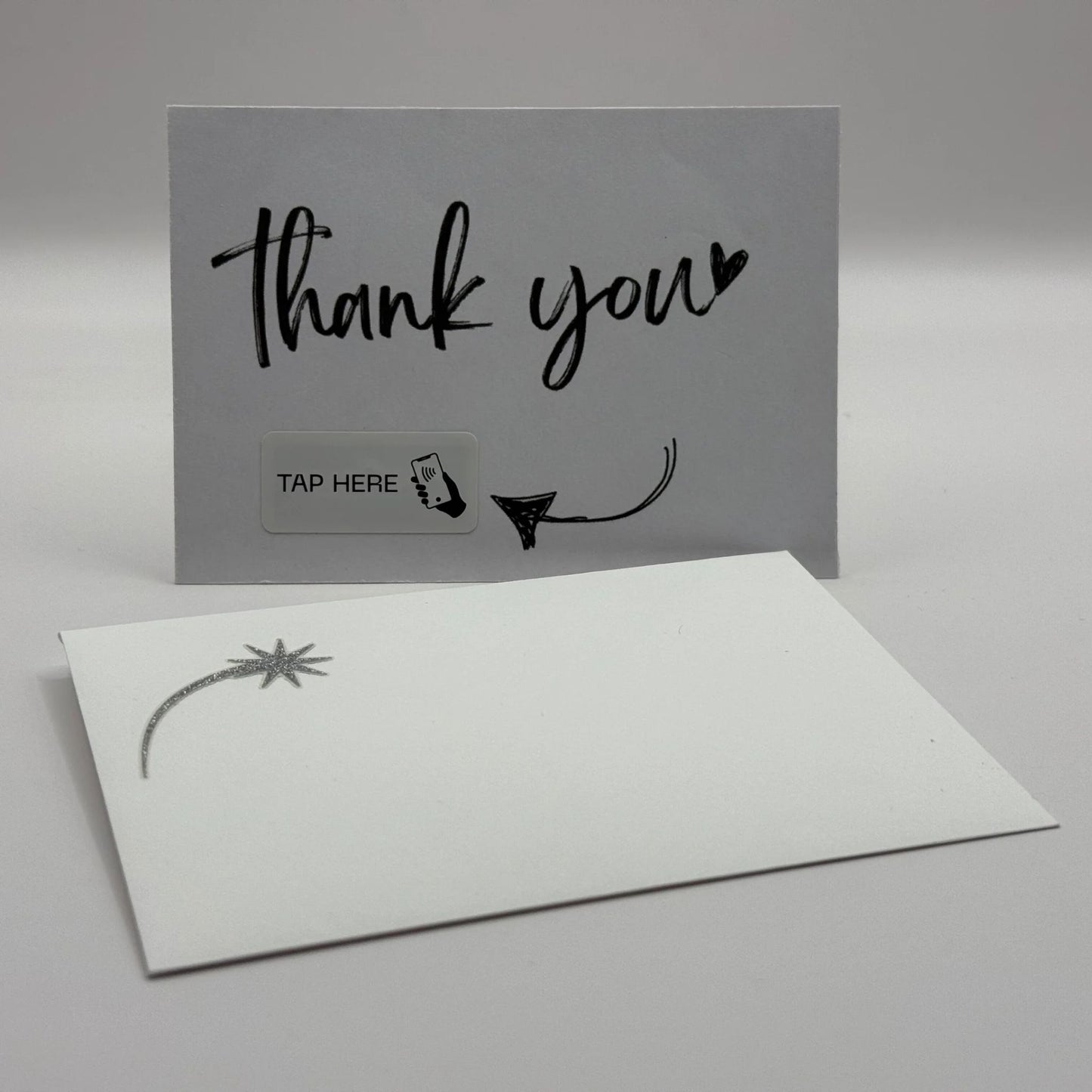 Phygital Postcard "Thank you" (with NFC Tag)