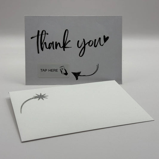Phygital Postcard "Thank you" (with NFC Tag)